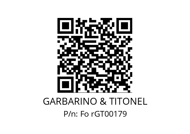   GARBARINO & TITONEL Fo rGT00179