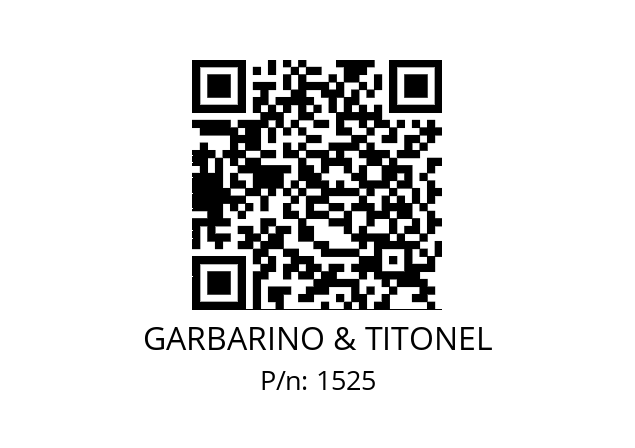   GARBARINO & TITONEL 1525