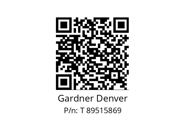   Gardner Denver T 89515869