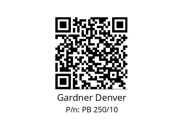   Gardner Denver PB 250/10