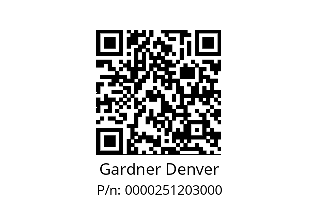   Gardner Denver 0000251203000