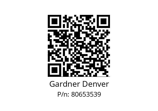   Gardner Denver 80653539