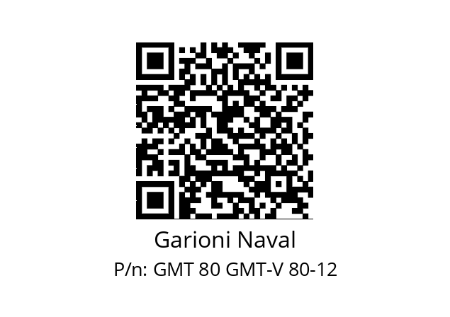   Garioni Naval GMT 80 GMT-V 80-12