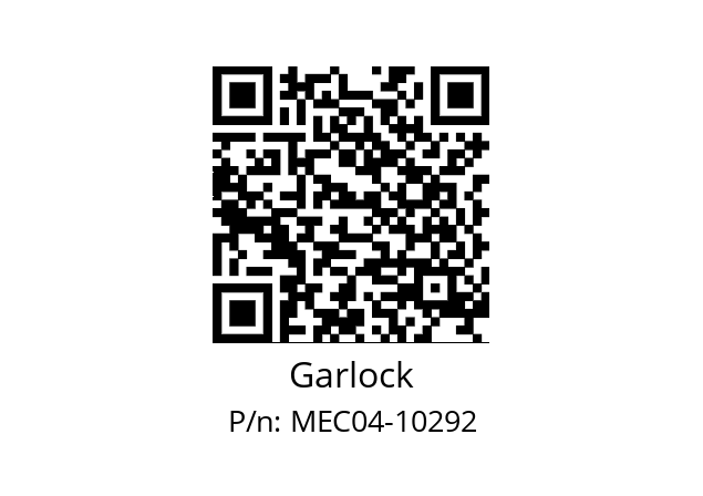   Garlock MEC04-10292