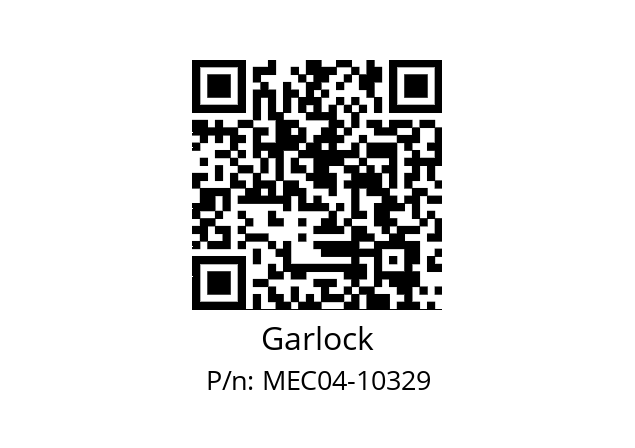   Garlock MEC04-10329