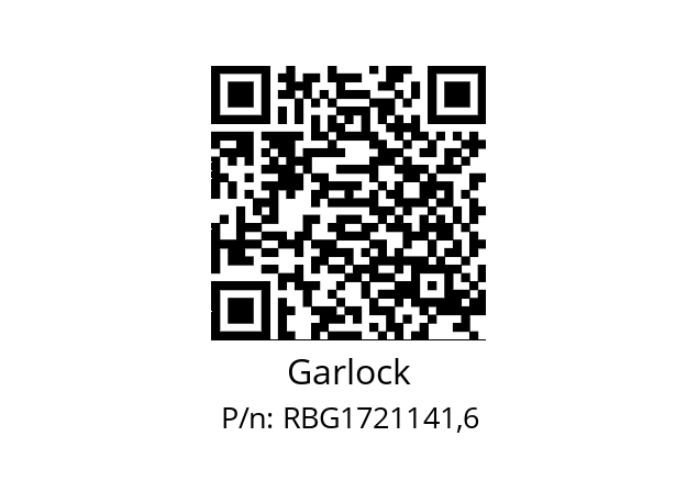   Garlock RBG1721141,6