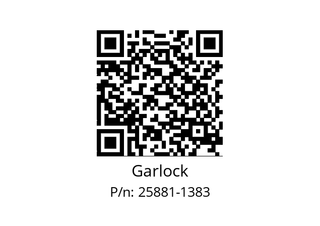   Garlock 25881-1383