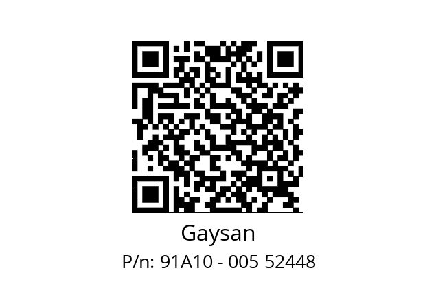   Gaysan 91A10 - 005 52448