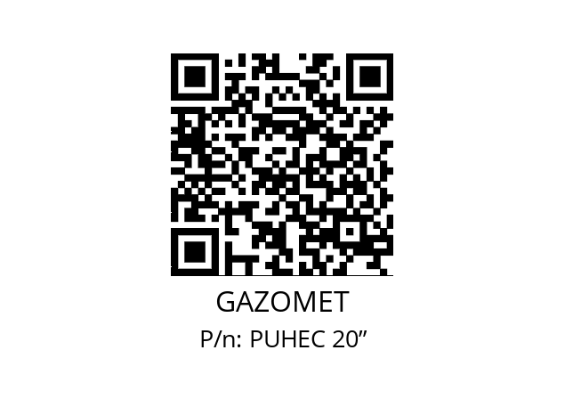   GAZOMET PUHEC 20”