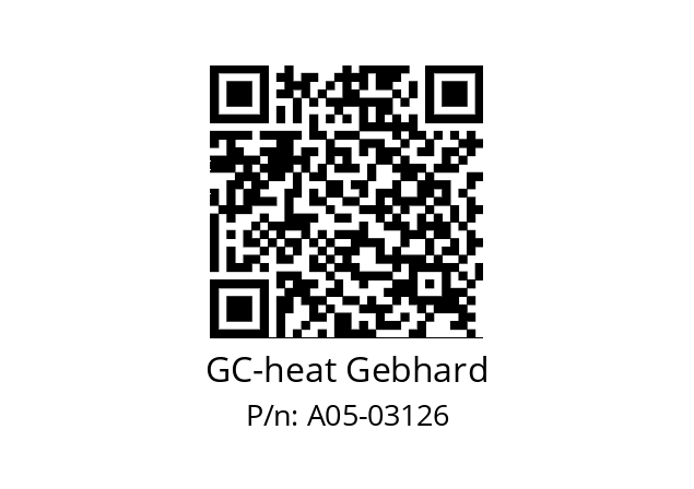   GC-heat Gebhard A05-03126