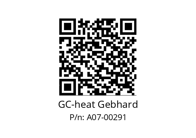   GC-heat Gebhard A07-00291