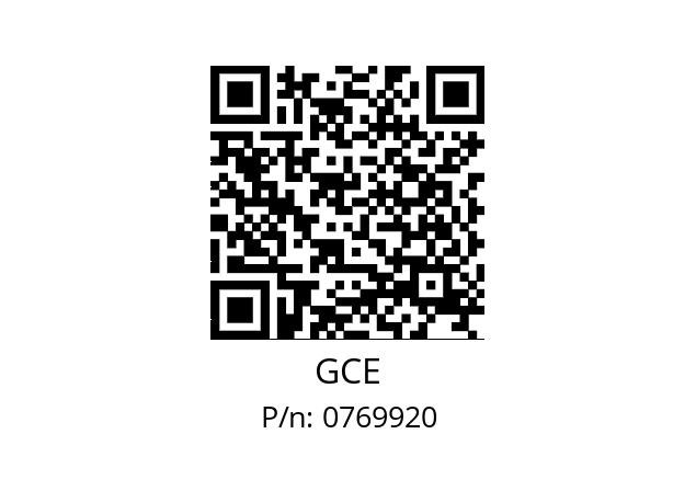   GCE 0769920