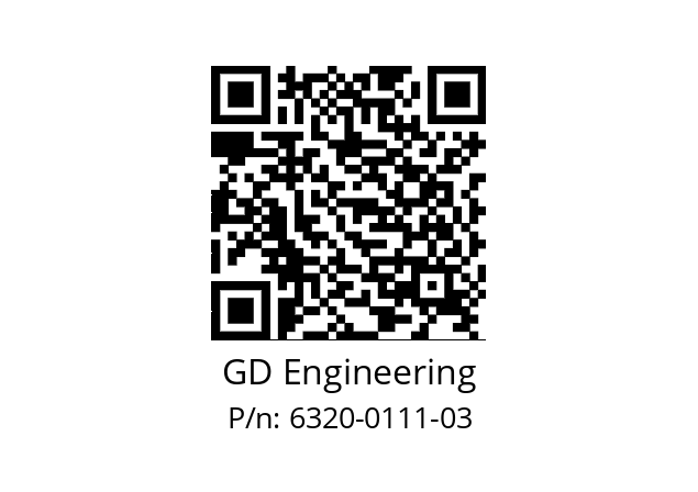   GD Engineering 6320-0111-03