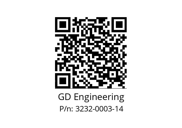   GD Engineering 3232-0003-14