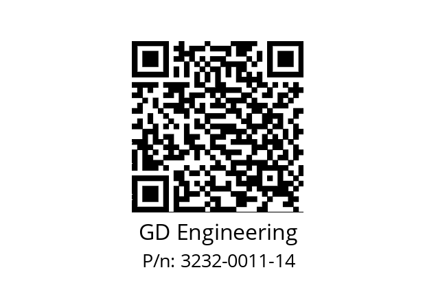   GD Engineering 3232-0011-14