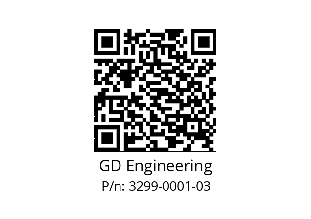   GD Engineering 3299-0001-03