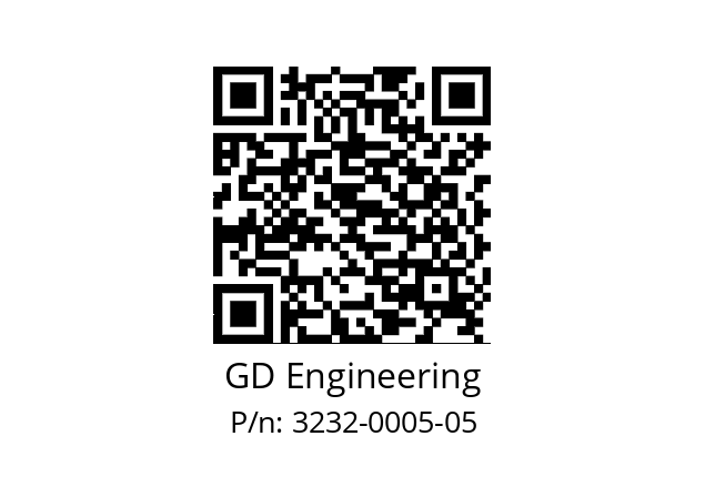   GD Engineering 3232-0005-05