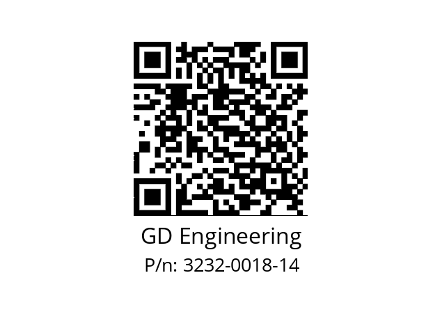   GD Engineering 3232-0018-14