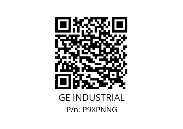   GE INDUSTRIAL P9XPNNG