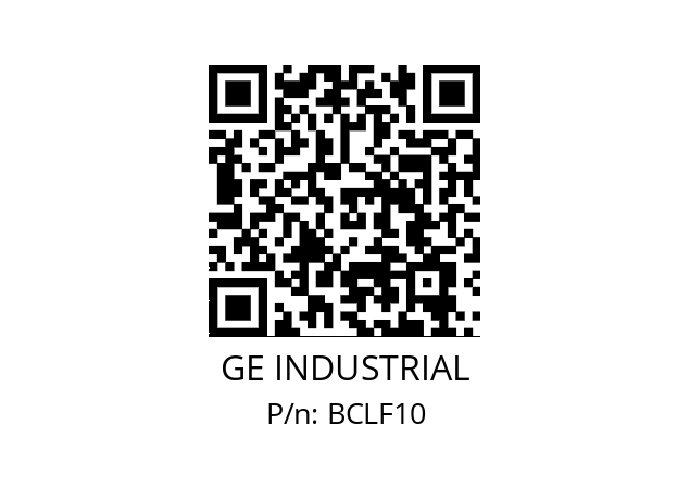   GE INDUSTRIAL BCLF10