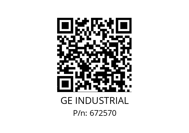   GE INDUSTRIAL 672570