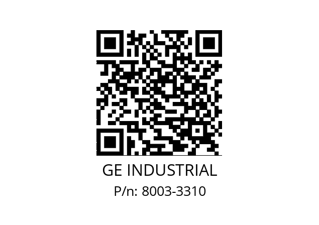   GE INDUSTRIAL 8003-3310