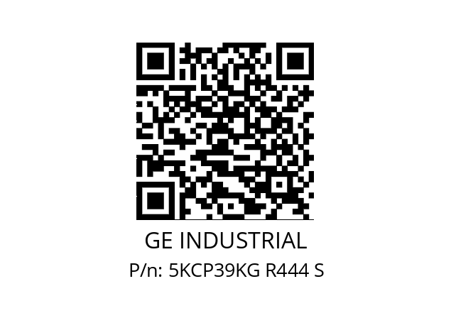   GE INDUSTRIAL 5KCP39KG R444 S