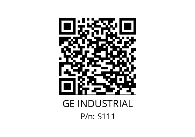   GE INDUSTRIAL S111