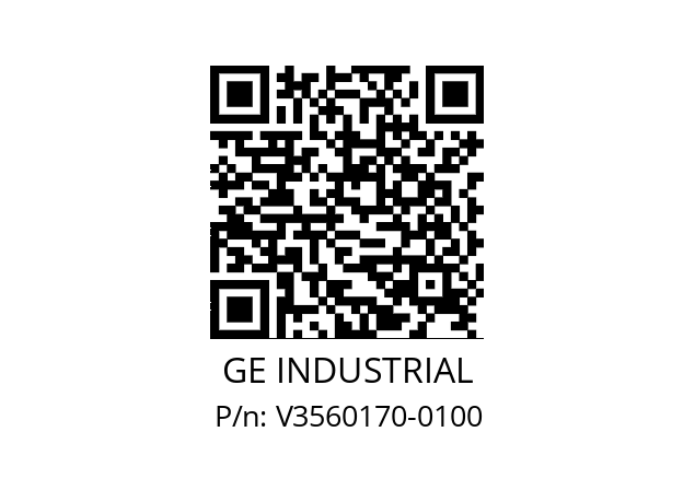   GE INDUSTRIAL V3560170-0100