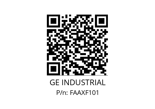   GE INDUSTRIAL FAAXF101