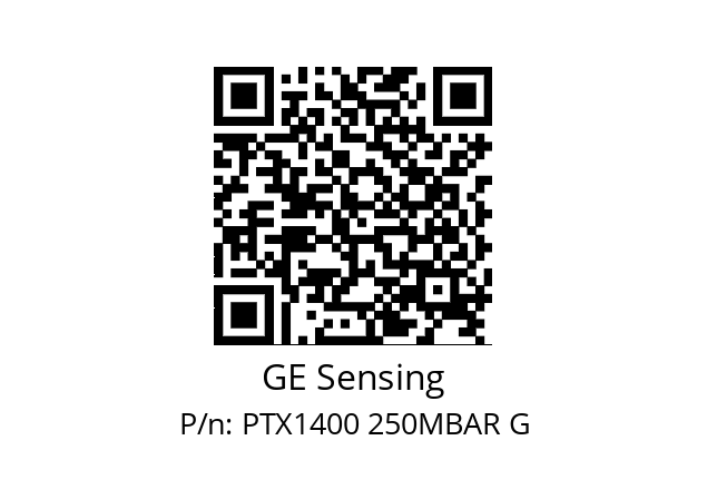   GE Sensing PTX1400 250MBAR G