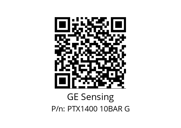   GE Sensing PTX1400 10BAR G