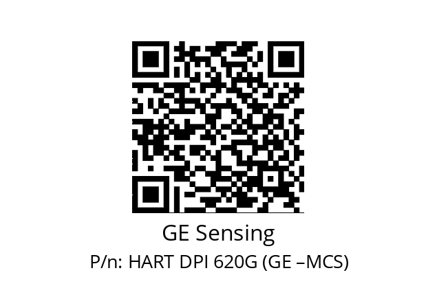   GE Sensing HART DPI 620G (GE –MCS)