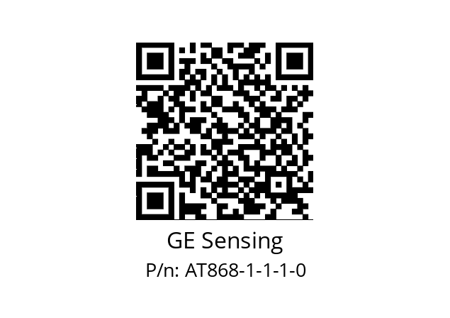   GE Sensing AT868-1-1-1-0