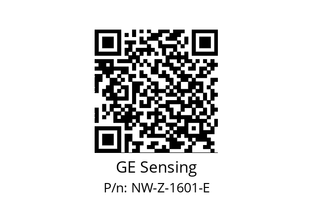   GE Sensing NW-Z-1601-E