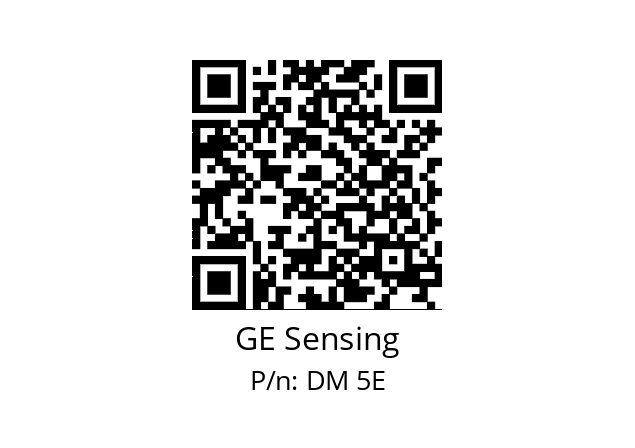   GE Sensing DM 5E