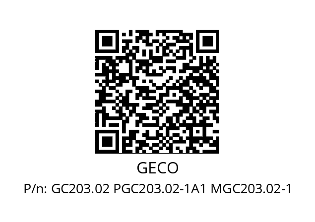   GECO GC203.02 PGC203.02-1A1 MGC203.02-1