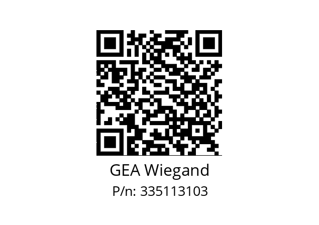   GEA Wiegand 335113103