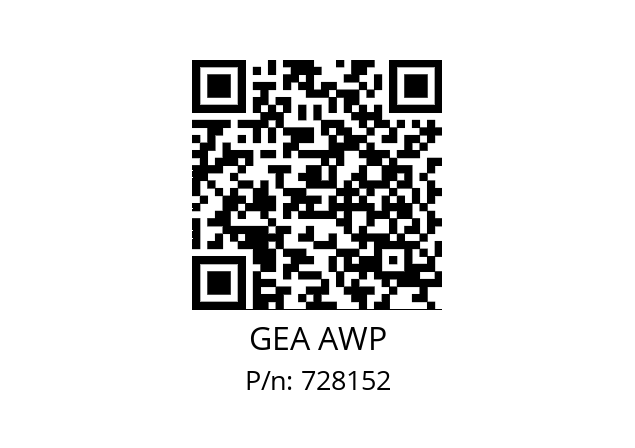   GEA AWP 728152