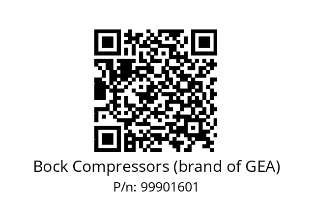   Bock Compressors (brand of GEA) 99901601