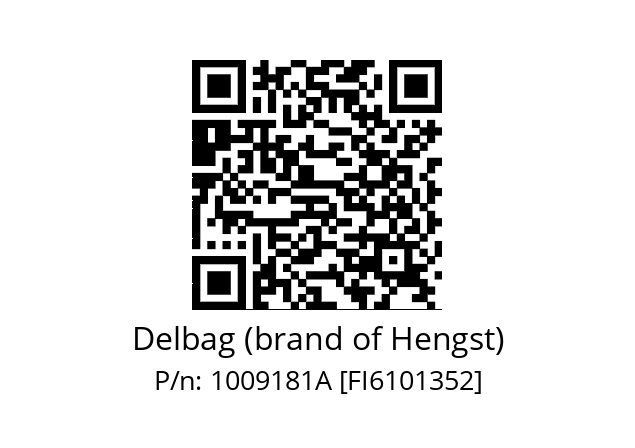   Delbag (brand of Hengst) 1009181A [FI6101352]