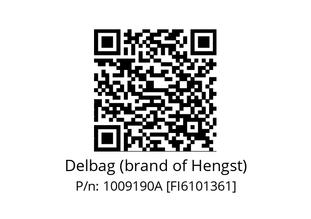   Delbag (brand of Hengst) 1009190A [FI6101361]