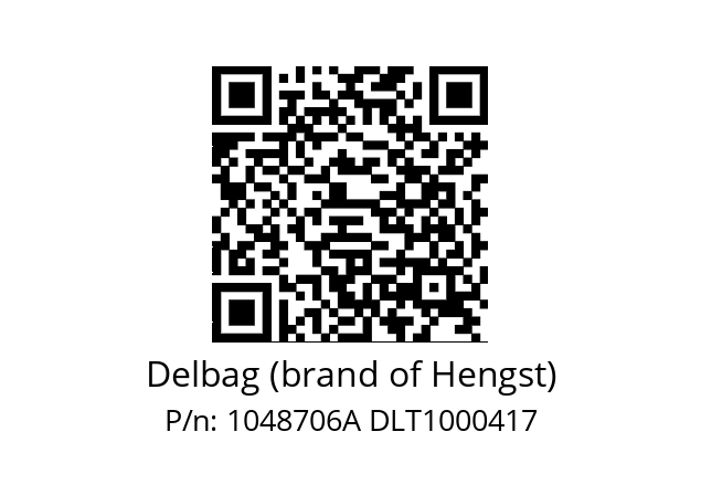   Delbag (brand of Hengst) 1048706A DLT1000417