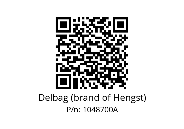  DLT0895240 Delbag (brand of Hengst) 1048700A