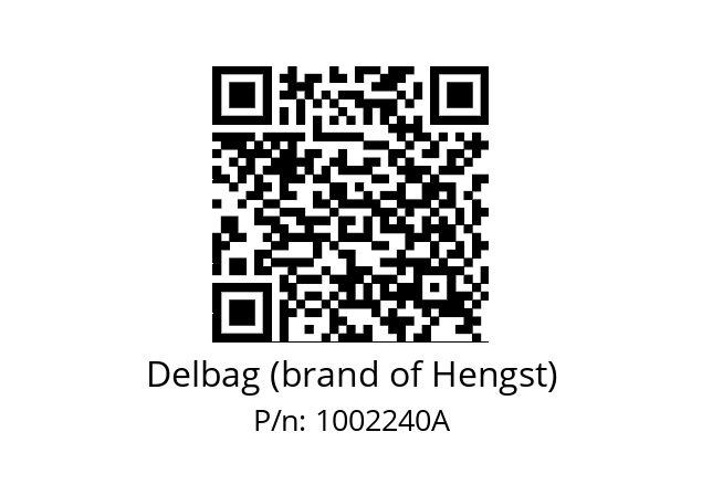  2015736 Delbag (brand of Hengst) 1002240A