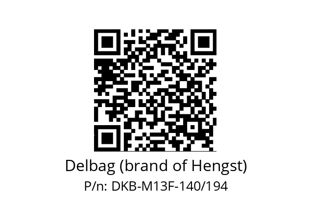   Delbag (brand of Hengst) DKB-M13F-140/194