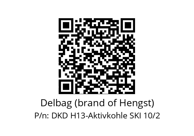   Delbag (brand of Hengst) DKD H13-Aktivkohle SKI 10/2