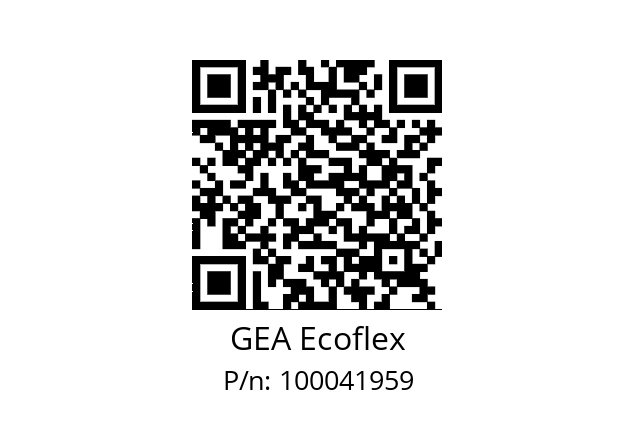   GEA Ecoflex 100041959