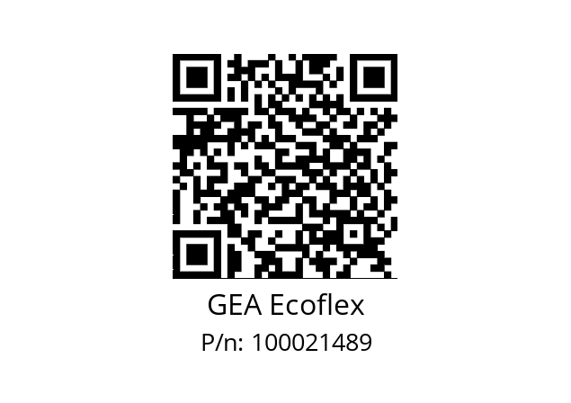   GEA Ecoflex 100021489