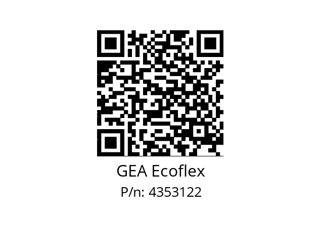   GEA Ecoflex 4353122